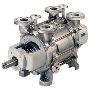 2BK单级液环压缩机 85至4,100 m3/h (50至2,412 CFM)