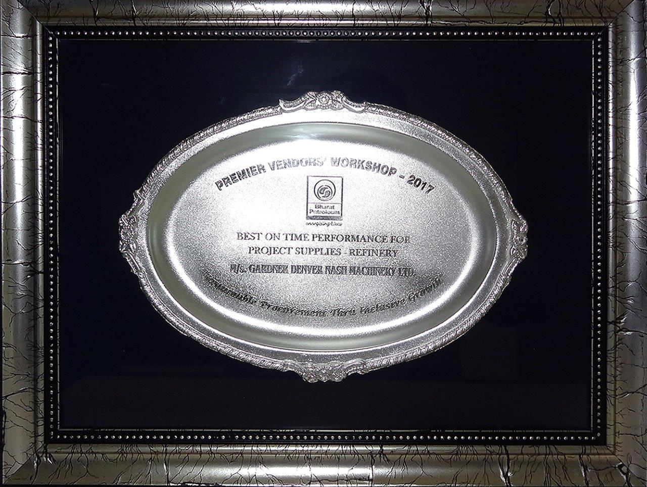 BPCL Supplier Award